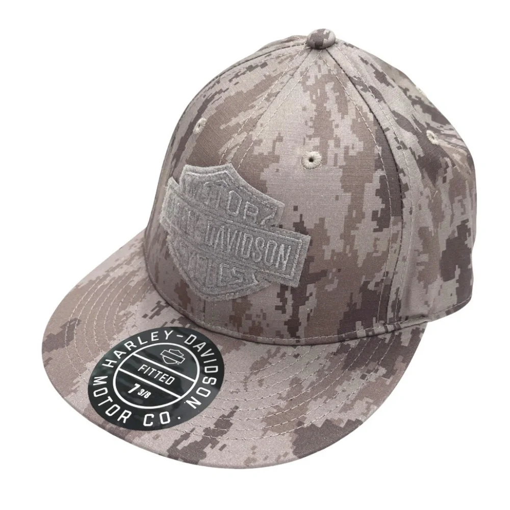 NWT Harley-Davidson® Modern Camo Stretch Fit Cap Large